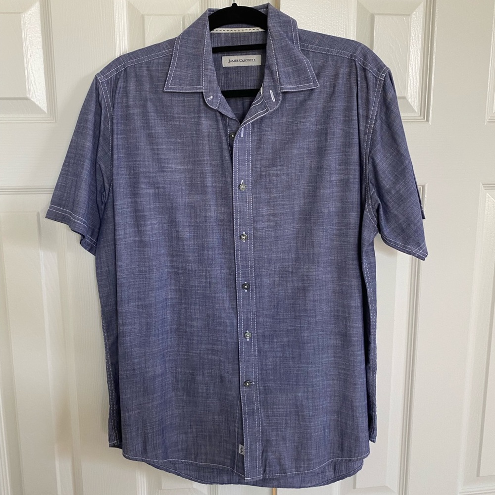 James Campbell short sleeve button down